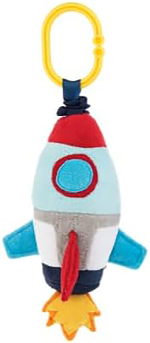 Ganz Rocket Ship Skitter Baby Pull Toy, 8-inch Height