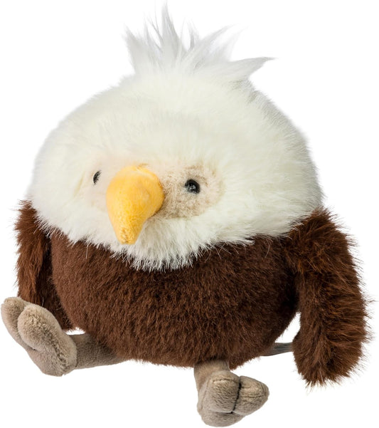 Mary Meyer Stuffed Animal Rolly Birds Small Plush Soft Toy, 5-Inch, Bald Eagle