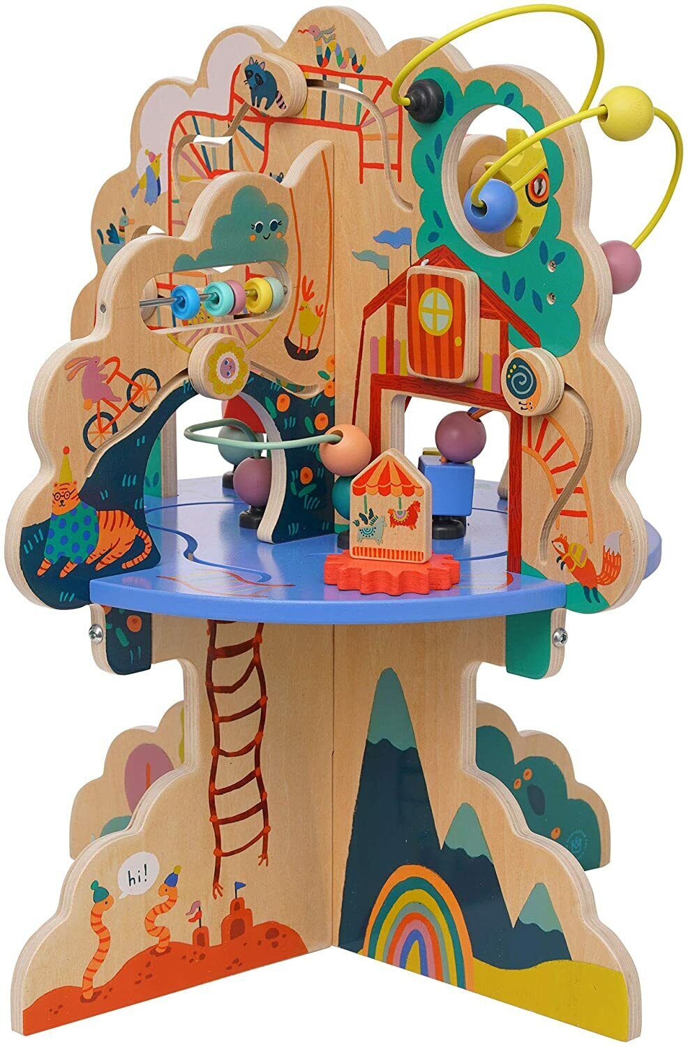 Manhattan Toy Playground Adventure Wooden Toddler Activity Center