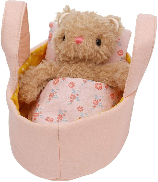 Manhattan Toy Moppettes Bea Bear Stuffed Animal Nurturing Playset