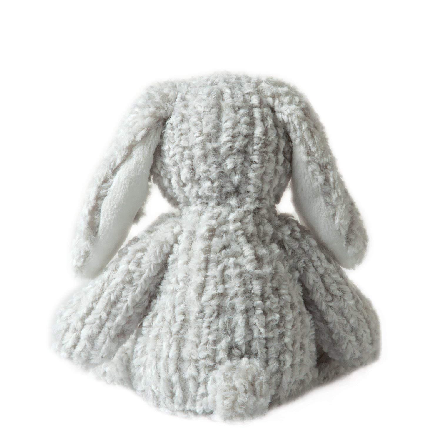 Manhattan Toy Adorables Theo Gray Bunny Plush Stuffed Animal Toy, 12"