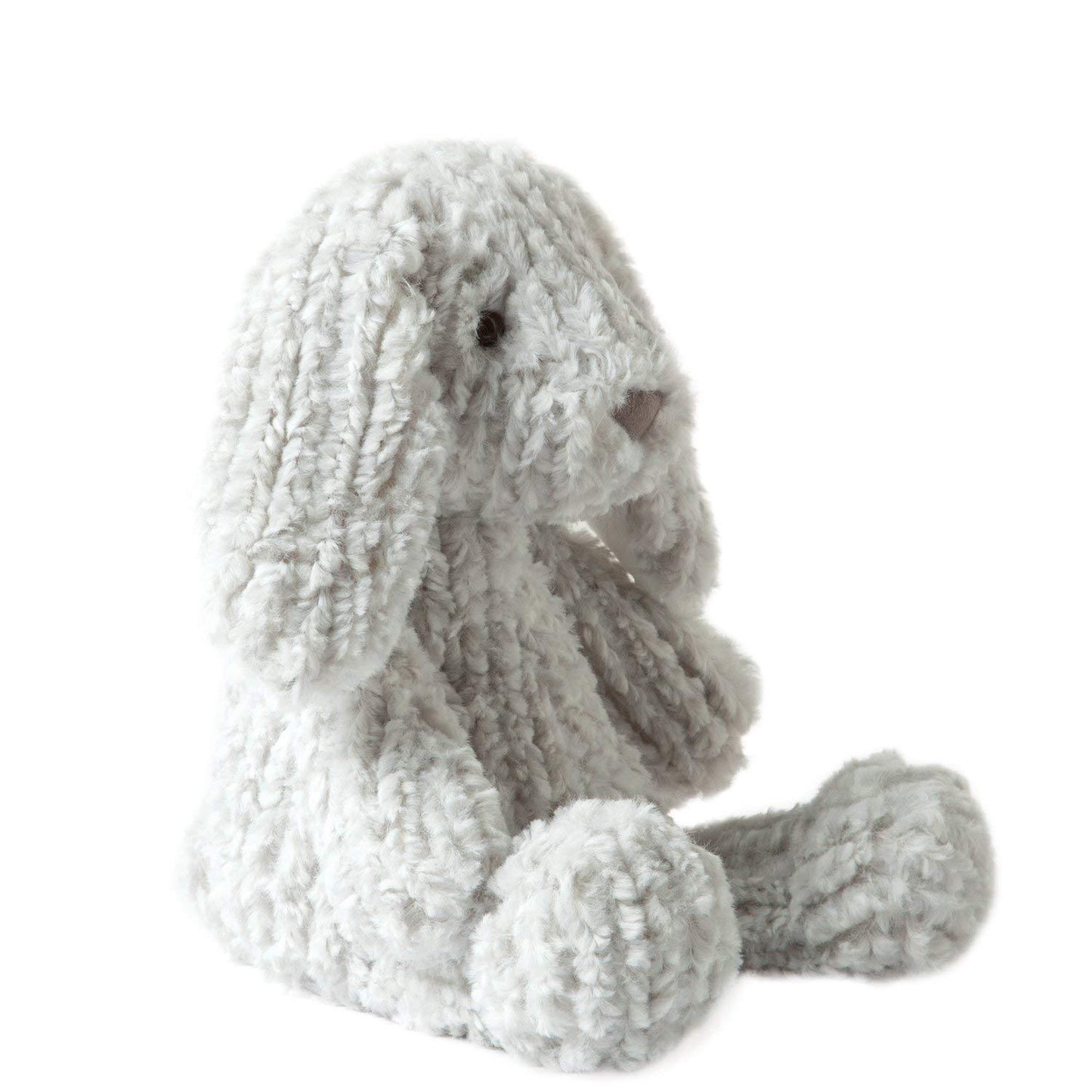 Manhattan Toy Adorables Theo Gray Bunny Plush Stuffed Animal Toy, 12"