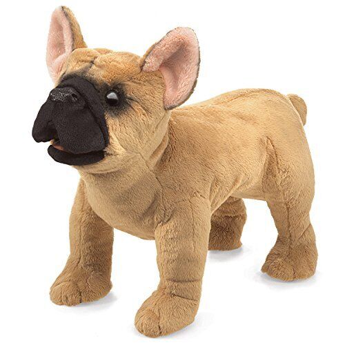 Folkmanis French Bulldog Hand Puppet Plush