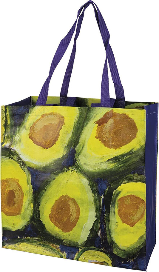 Primitives By Kathy Market Tote - Avocado Art from Friendship Art Gallery