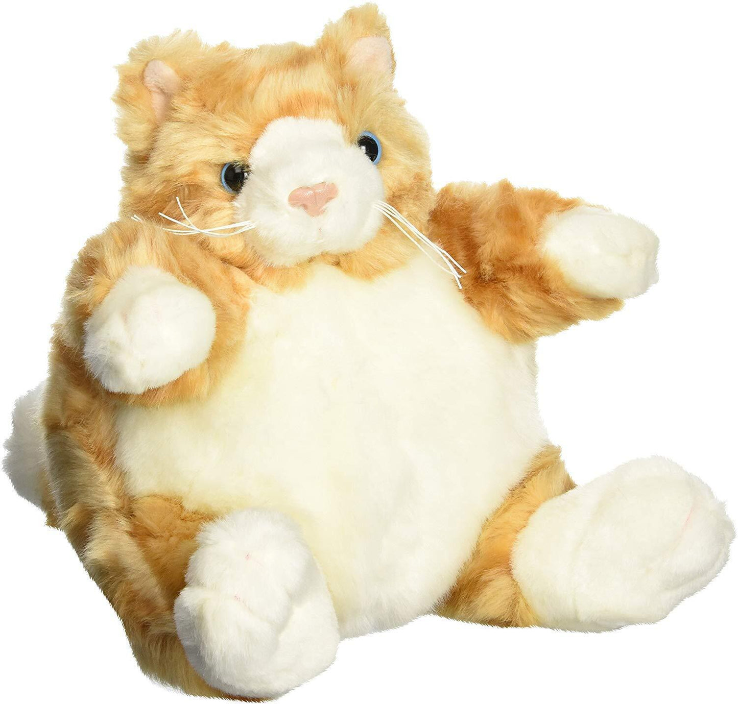 Unipak Orange Tabby Cat Baby Plumpee Plush Toy 7"