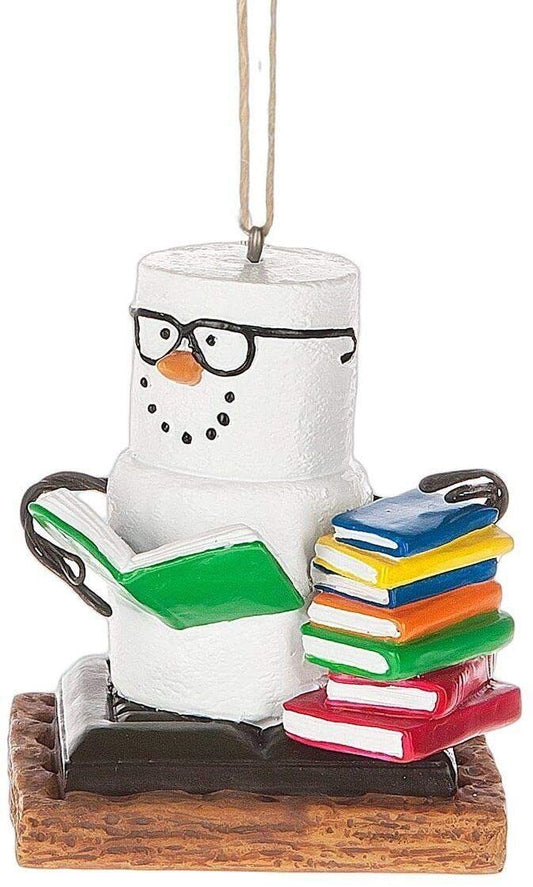 Midwest-CBK S'Mores Book Lovers Book Nerd Christmas/Everyday Ornament Decoration
