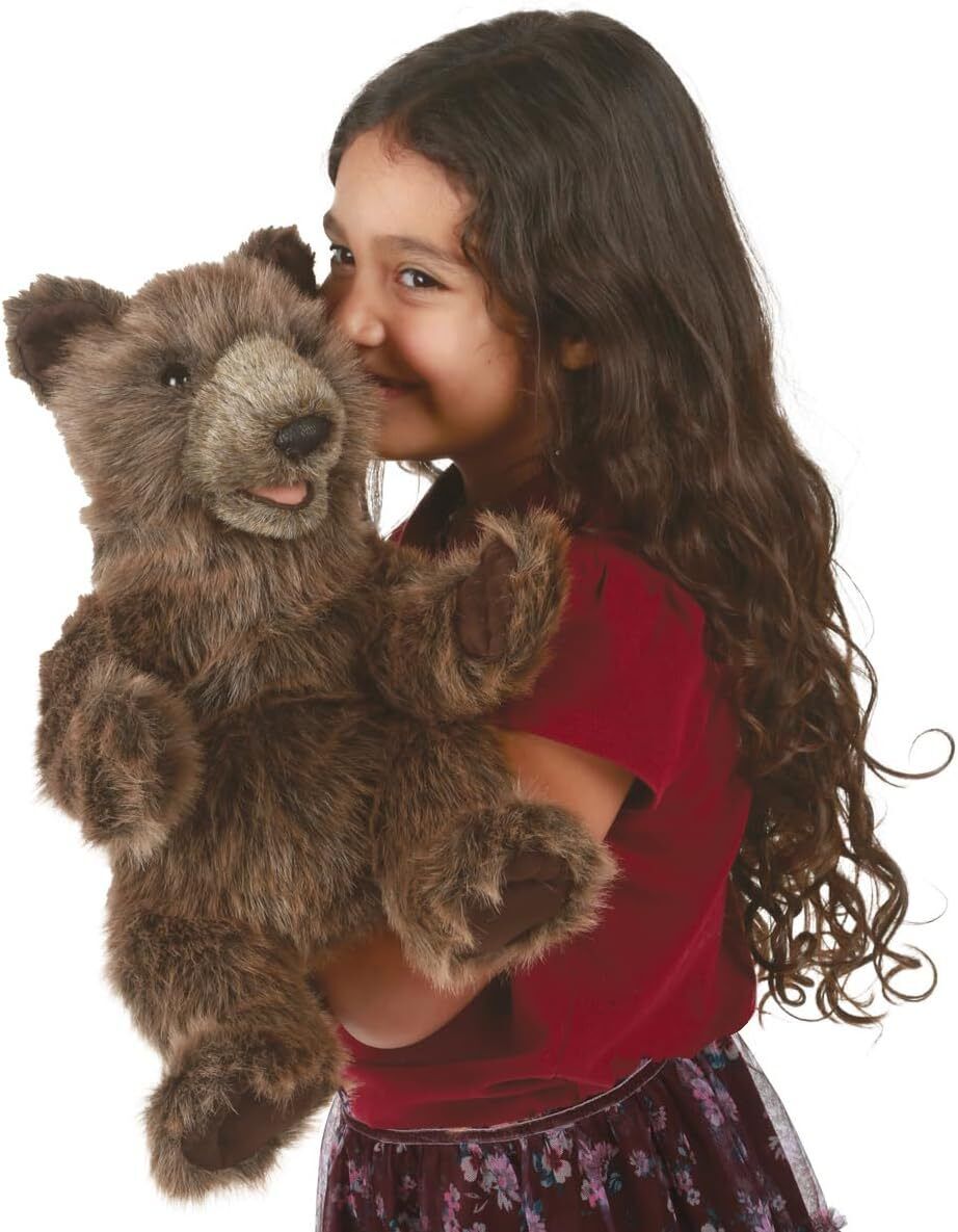 Folkmanis Bear Cub Hand Puppet, 11"