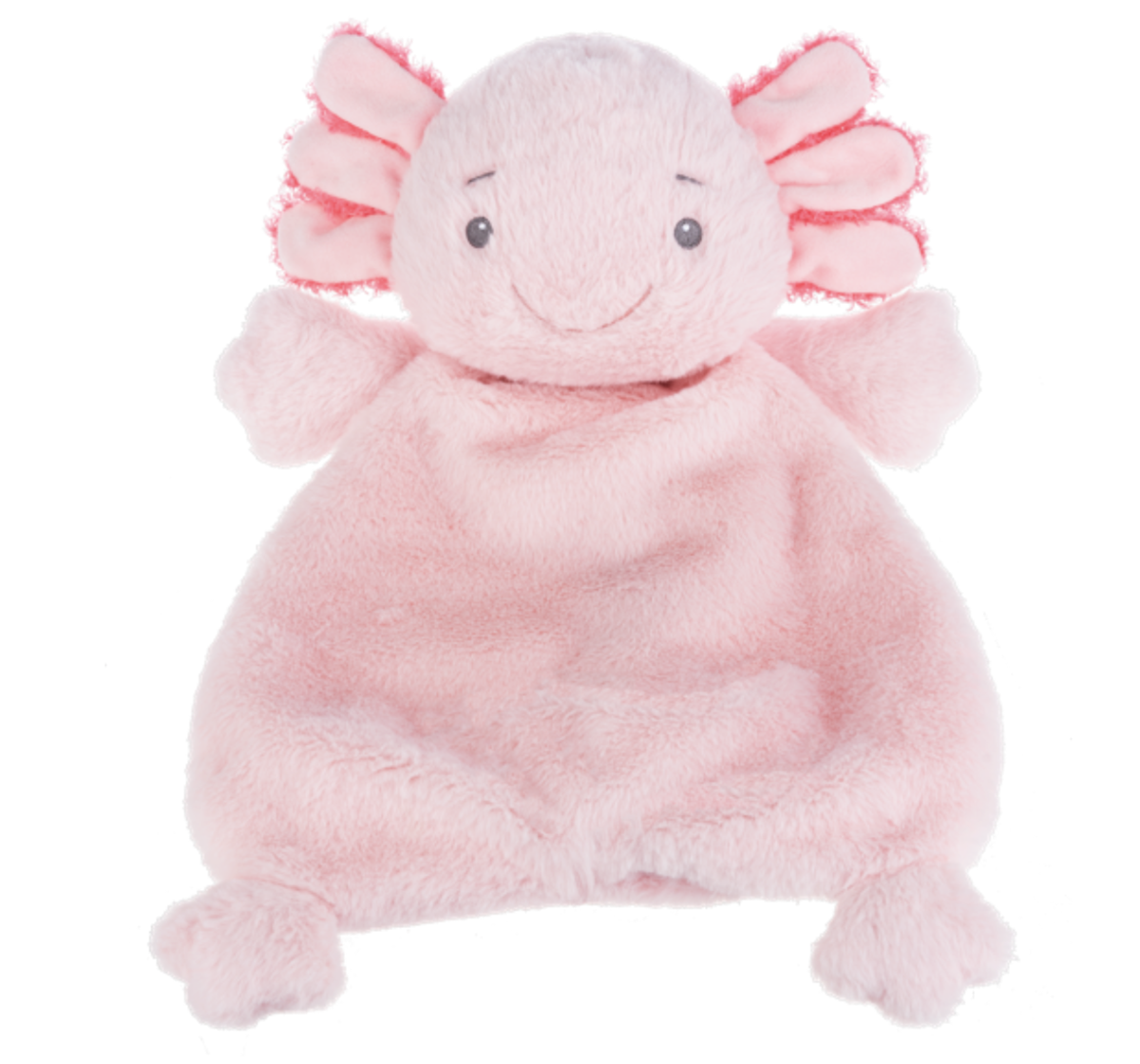 Ganz Bubbles Axolotl Flat-A-Pat Plush Stuffed Animal Baby Blanket, 18"
