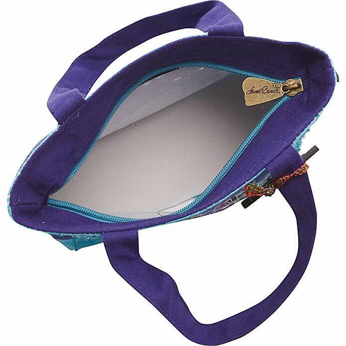 Laurel Burch Mini Bag: Indigo Cats