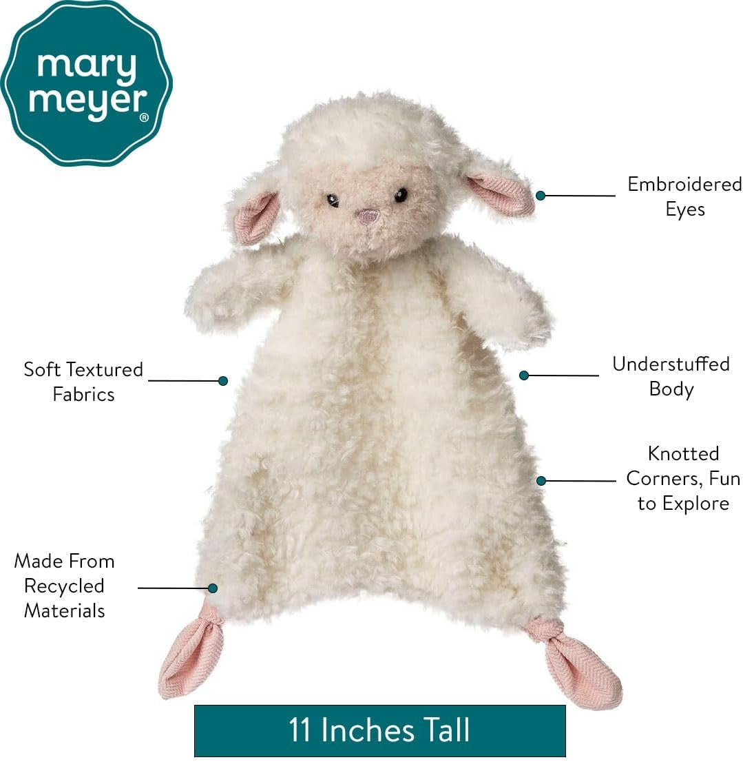 Mary Meyer Lovey for Babies Again Friends Soft Snuggle Toy, 11-Inches, Lamb
