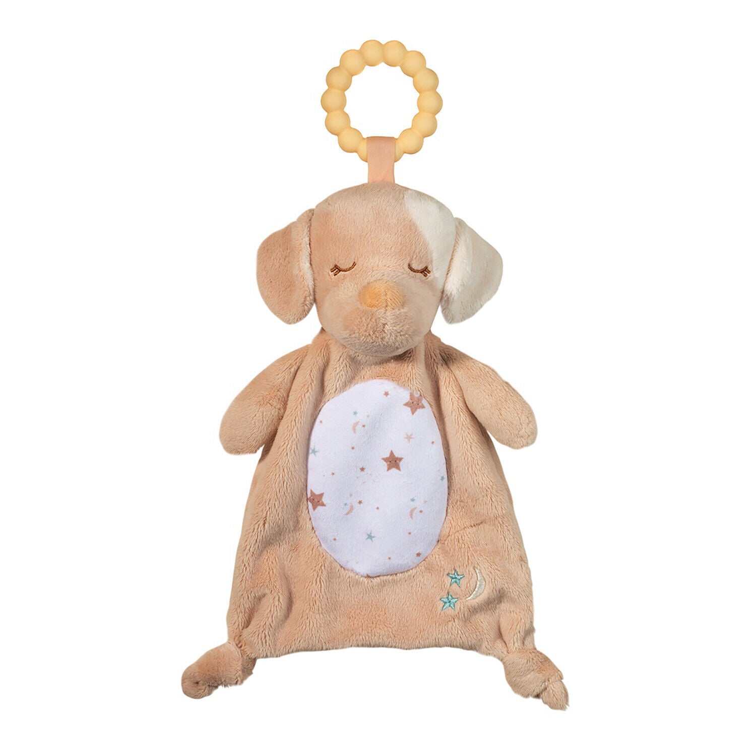 Douglas Toys Tan Puppy Lil Sshlumpie Plush Stuffed Animal Teether