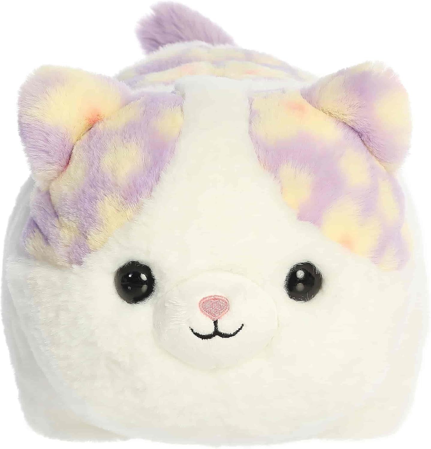 Aurora® Spudsters™ Cassie Daisy Cat Plush Stuffed Animal Round Shape Toy, 10"