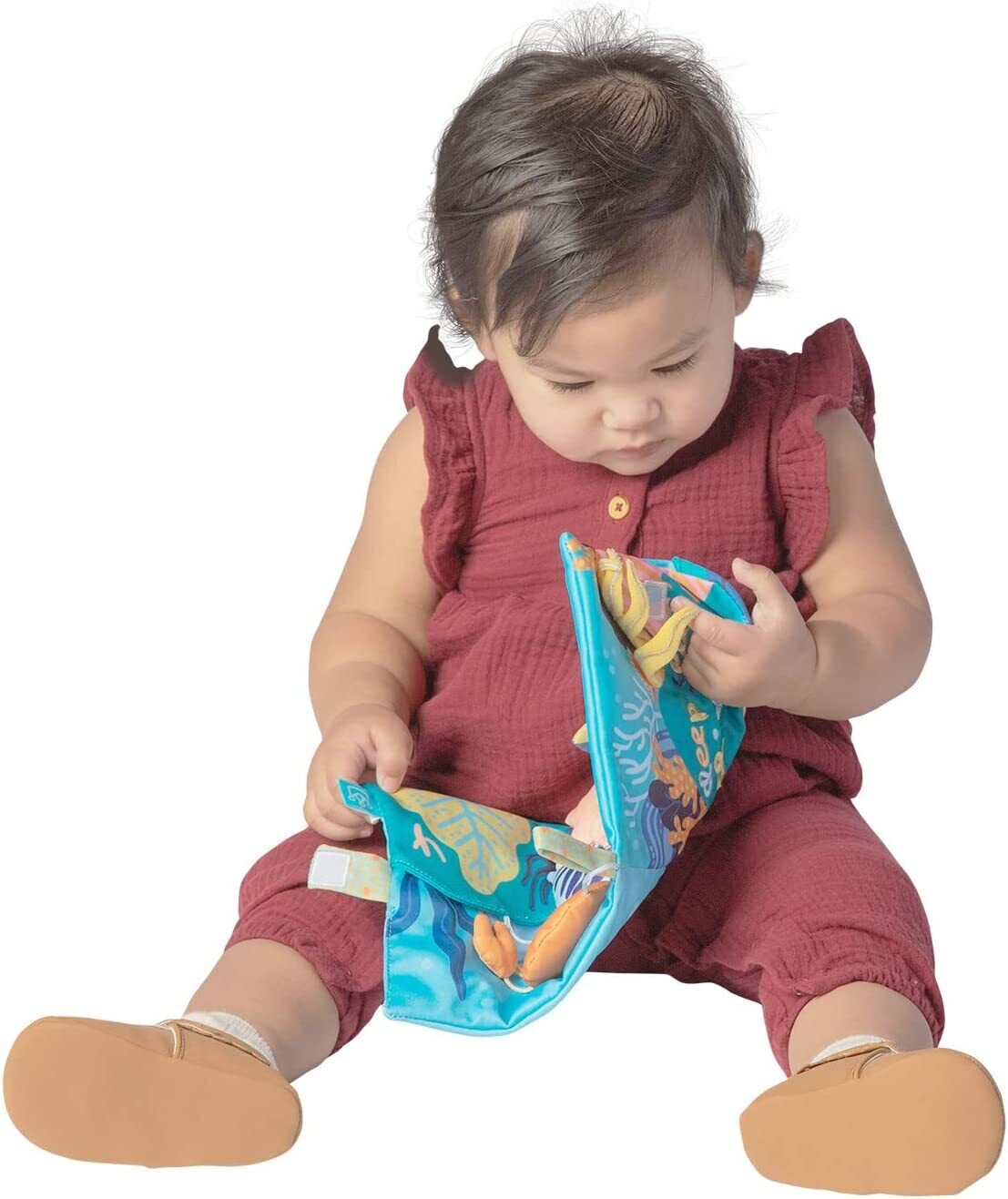 Manhattan Toy Deep Sea Dive Bath Time Activity Book for Infants and Toddlers