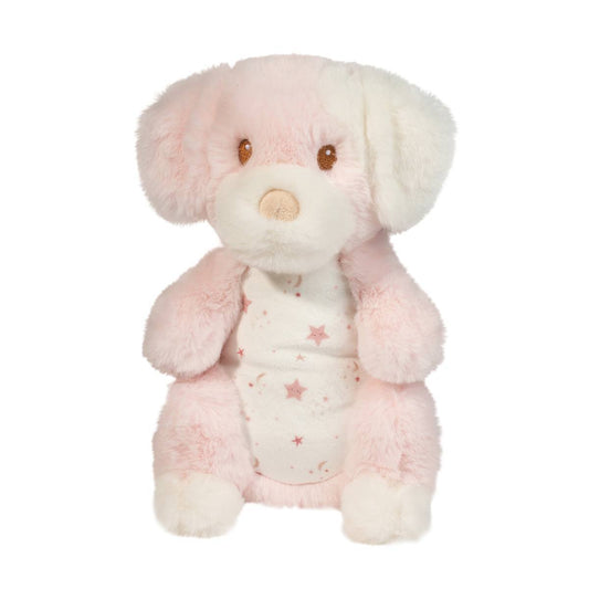 Douglas Rosy Cream Puppy Chime Plush Stuffed Animal, 9"