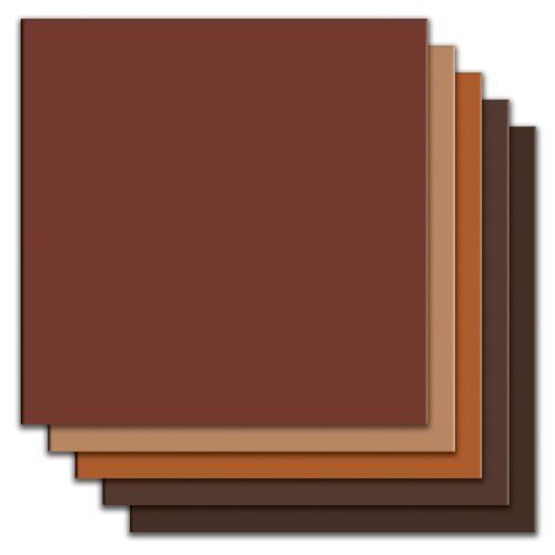 Bear Colors Brown Felt Sheets, 5 sheets, by eeBoo