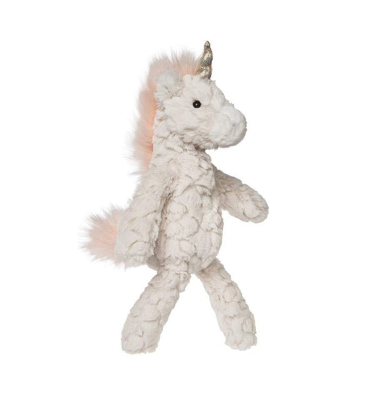 Mary Meyer Small  Cream Putty Unicorn Stuffed Animal Soft Toy Friend, 10"