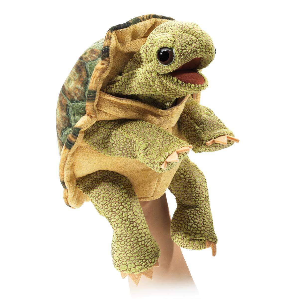 Folkmanis Standing Tortoise Puppet, 12"
