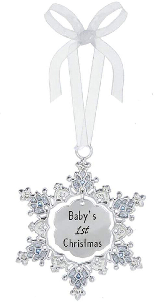 Ganz Baby's 1st Christmas Zinc Hanging Ornament