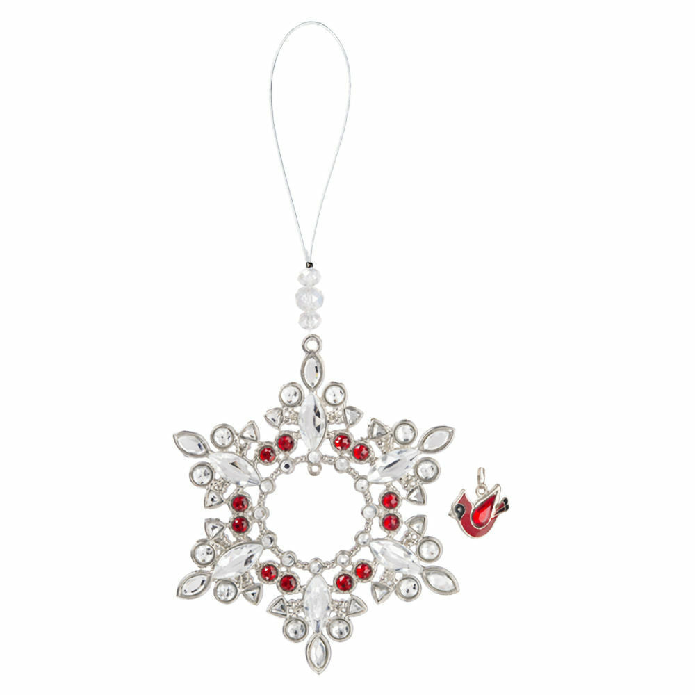 Ganz (ACRYX-149) Cardinal Snowflake Ornament