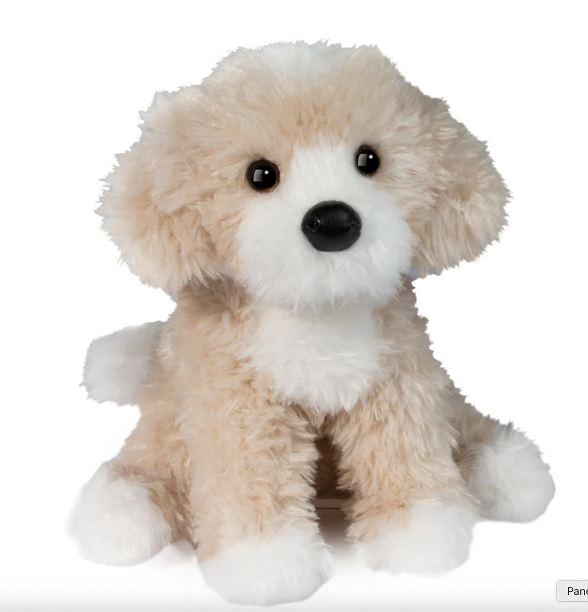 Douglas Toys Darcy Cream Golden Doodle Plush Stuffed Animal Toy, 9.5" Tall