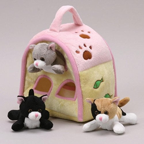 Cat Finger Puppet Play House 8" by Unipak