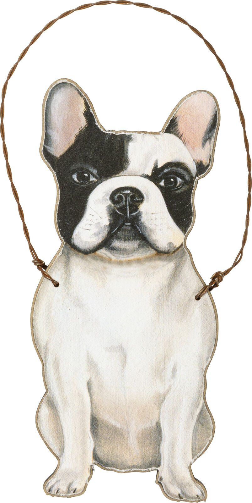 Primitives By Kathy Frenchie French Bulldog Christmas Ornament