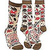 Primitives by Kathy Unisex Socks - And I Think to Myself What a Wonderful World