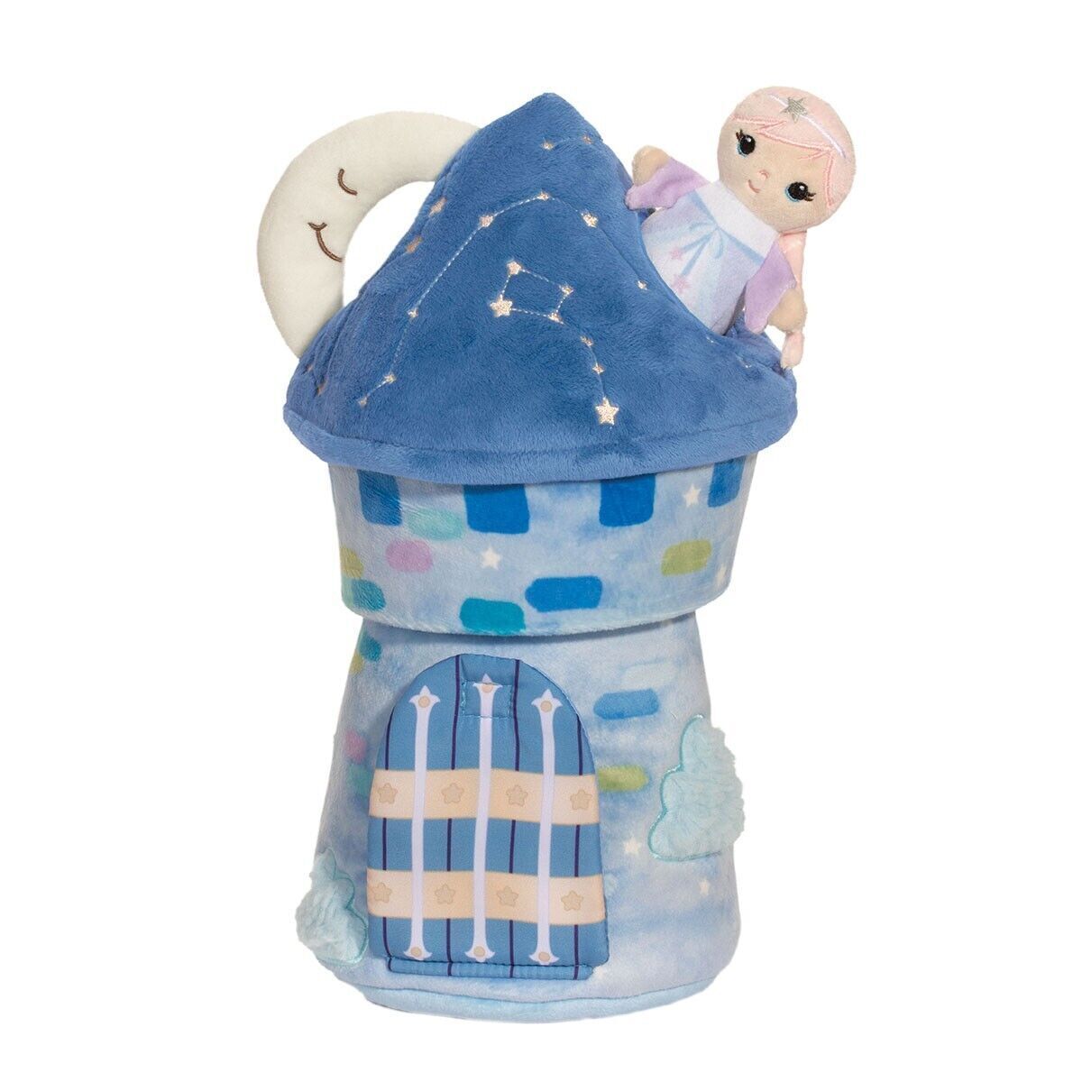 Douglas Celestial Castle Play Set with Dragon, Unicorn, Wizard, Princess, 13"
