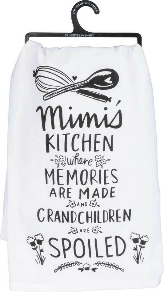 Primitives by Kathy 36916 LOL Made You Smile Dish Towel 28-Inches Square Mimi's