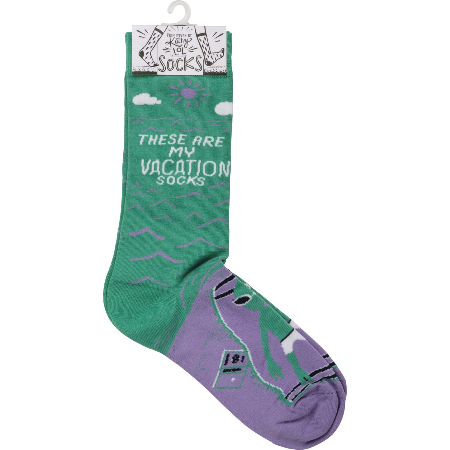 Primitives by Kathy Socks - These Are My Vacation Socks
