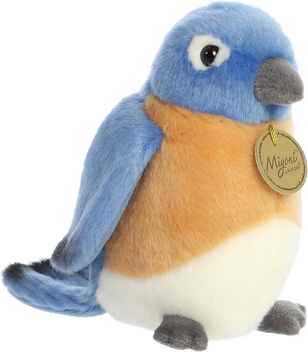 Aurora® Realistic Miyoni® Bluebird Plush Stuffed Animal- 7 inches