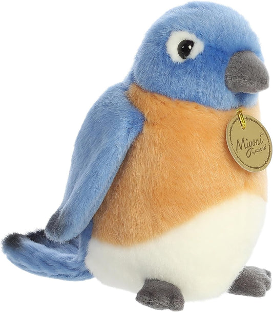Aurora® Realistic Miyoni® Bluebird Plush Stuffed Animal- 7 inches