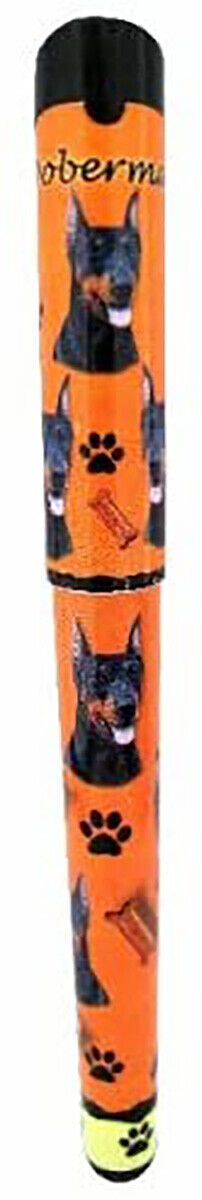 E&S Pets Doberman Pen Easy Glide Gel Pen, Refillable with A Perfect Grip