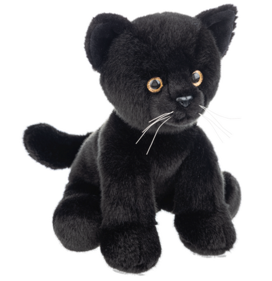 Ganz Heritage Collection Black Cat Plush Stuffed Animal Toy, 11"