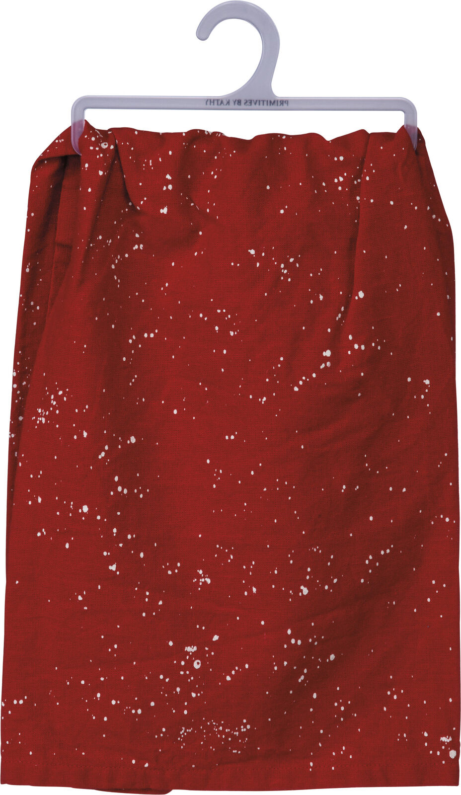 PBK Dish Towel - Let It Snow Red and White Red and White, 28" x 28", One Towel