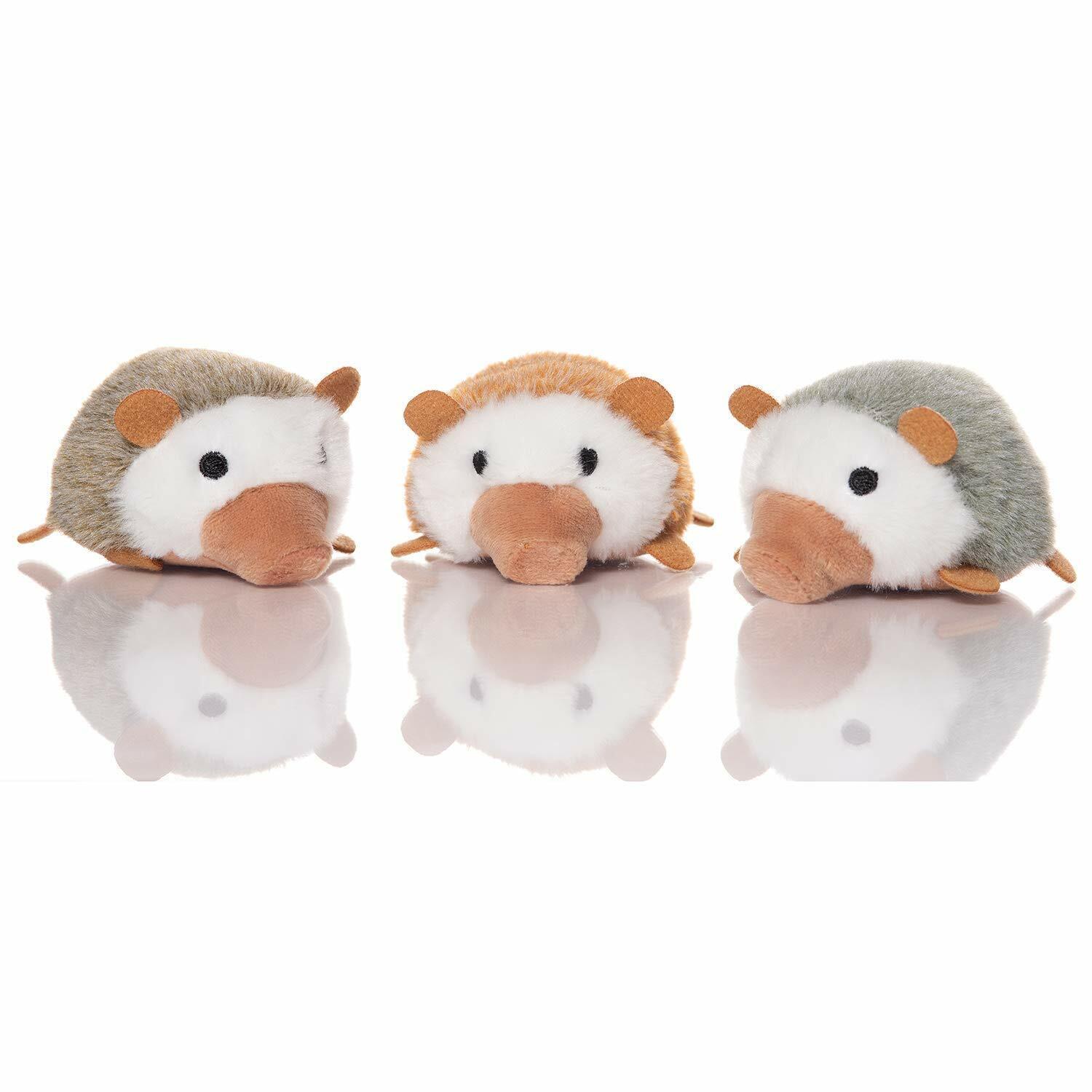 Manhattan Toy Nursing Nissa Hedgehog Stuffed Animal with 3 Baby Hedgehogs
