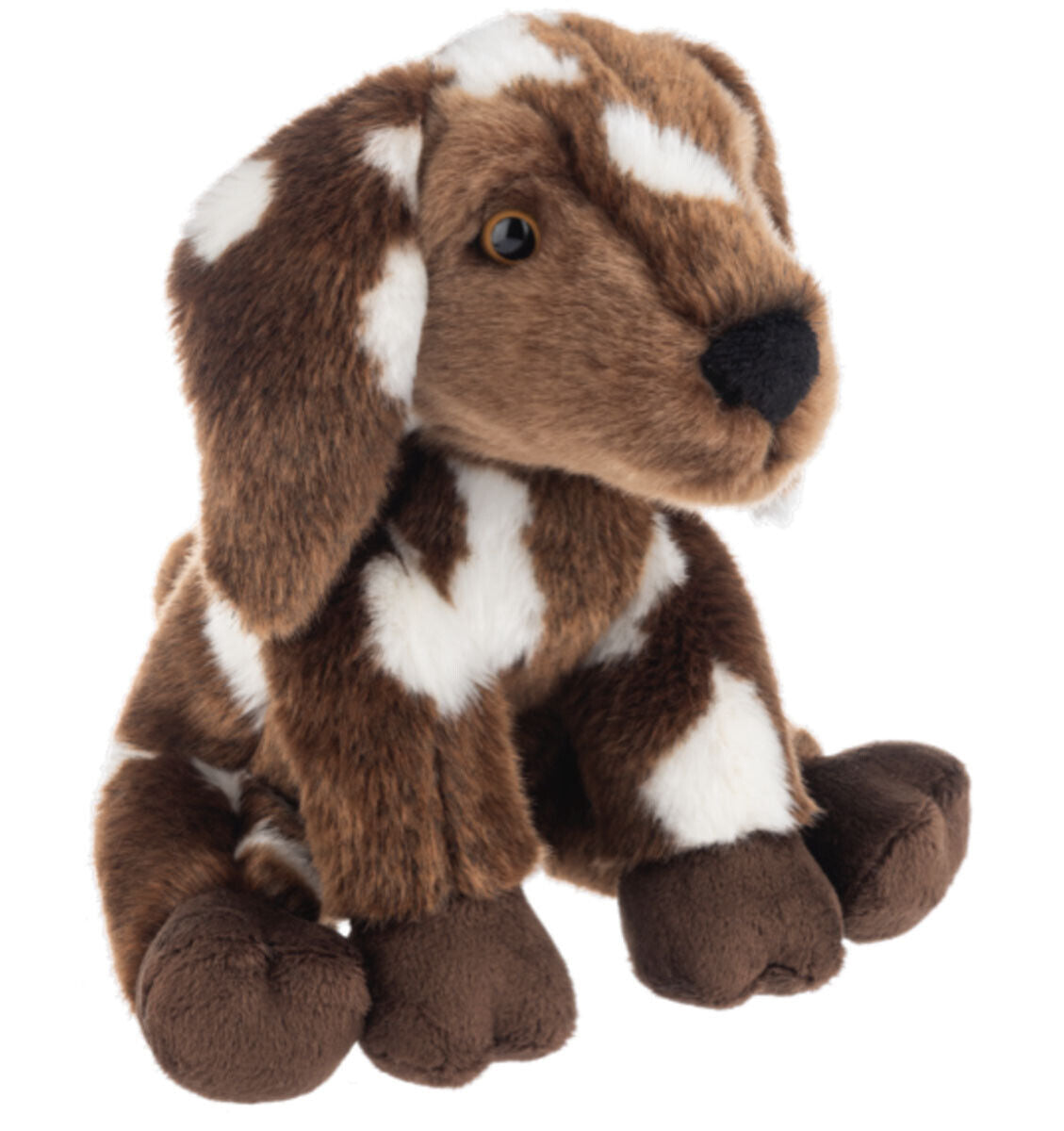 Ganz Heritage Collection Brown Spotted Goat Plush Stuffed Animal Toy, 12"
