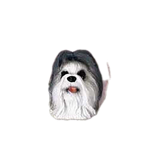 Conversation Concepts Shih Tzu Gray Post Earrings
