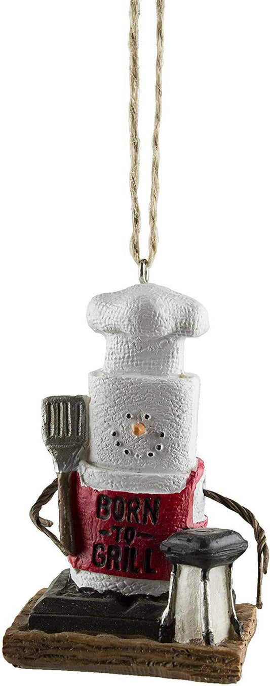 Midwest-CBK S'Mores Grilling Born to Grill Christmas/Everyday Ornament