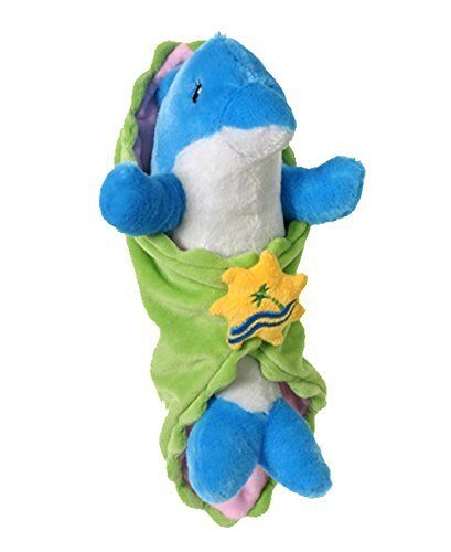 Turquoise Dolphin Blanket Babies 11" by Fiesta