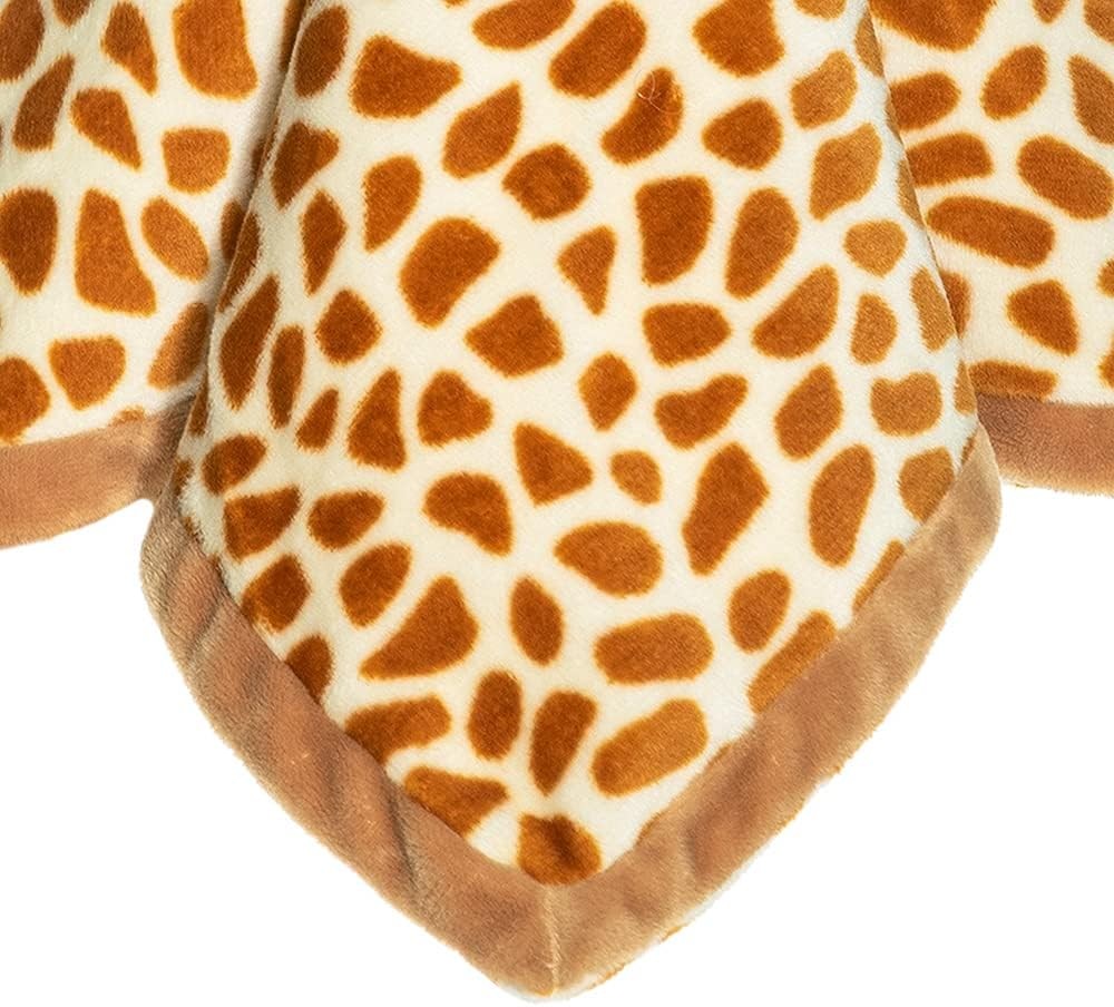 Teddykompaniet Diinglisar Giraffe Plush Fleece Baby Blanket Snuggler, 13"