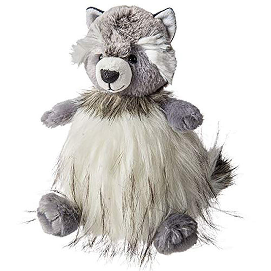 Mary Meyer FabFuzz Stuffed Animal Soft Toy, 8-Inches, Alabaster Raccoon