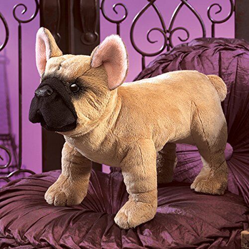 Folkmanis French Bulldog Hand Puppet Plush