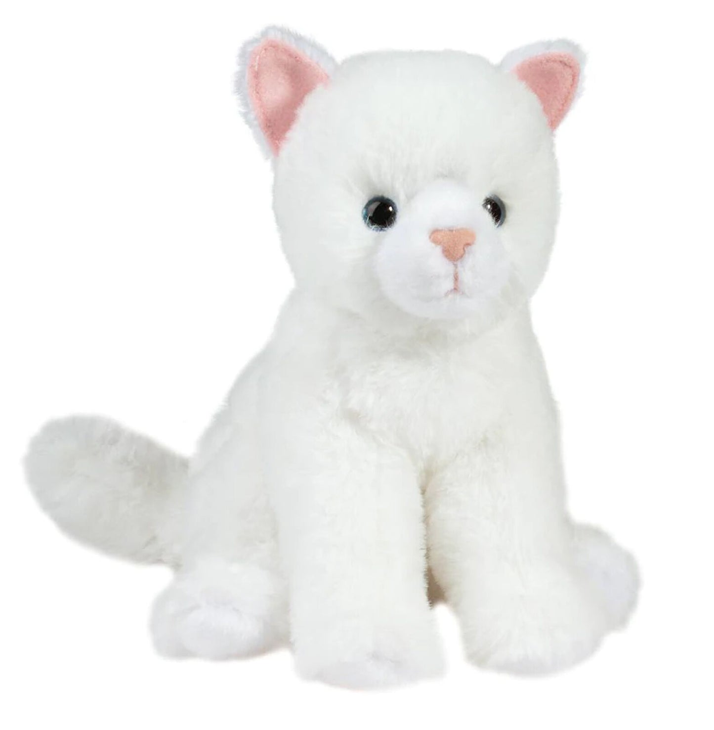 Douglas Cuddle Toys Winnie White Cat Mini Soft Plush Stuffed Animal, 6"