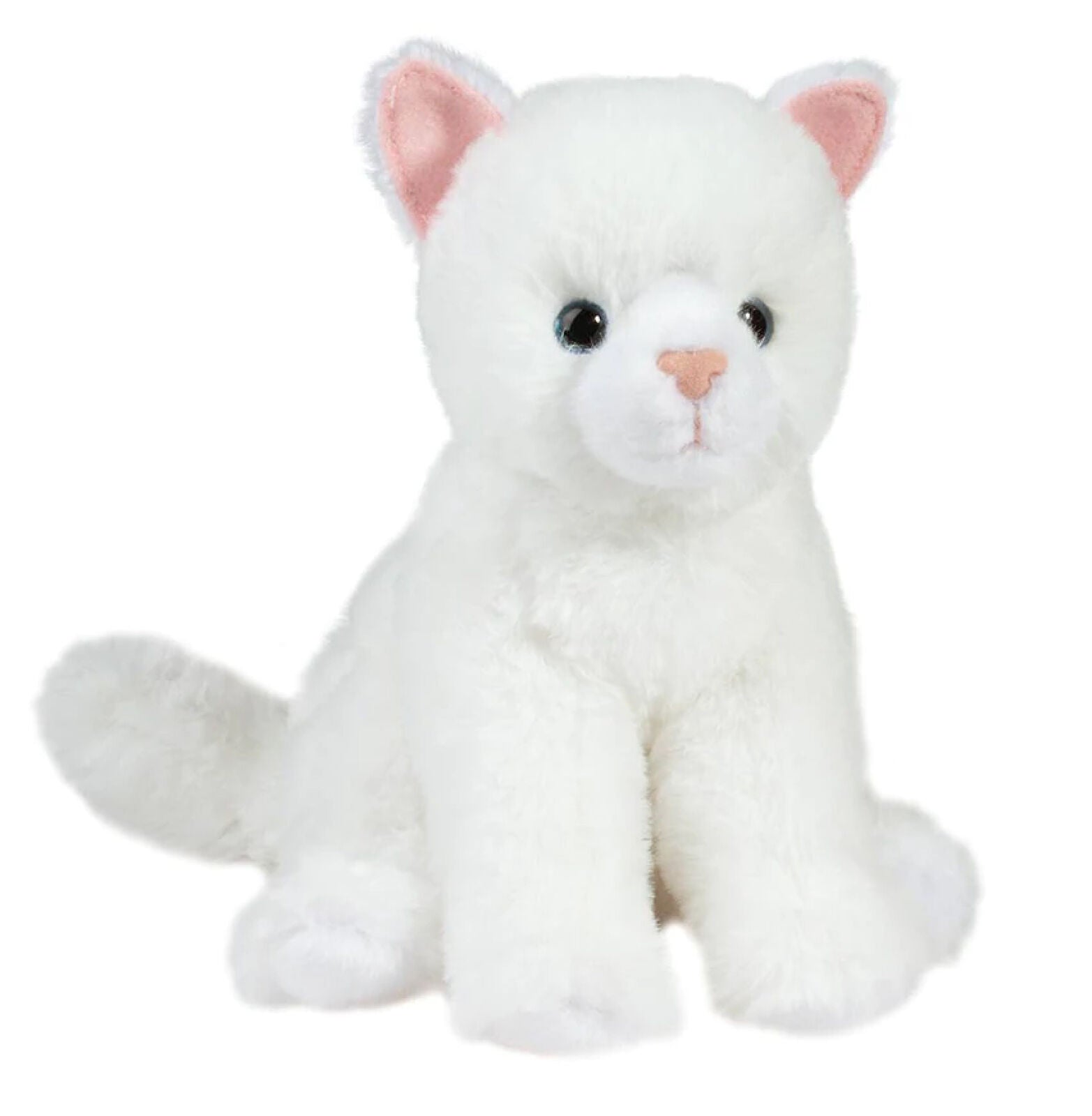 Douglas Cuddle Toys Winnie White Cat Mini Soft Plush Stuffed Animal, 6"