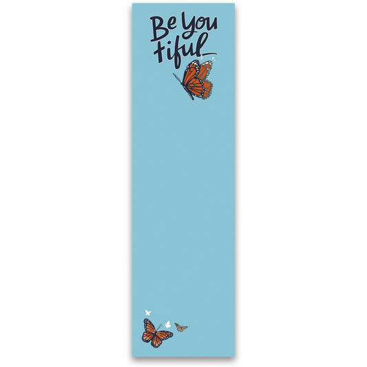 Primitives by Kathy List Magnetic Notepad 60 Pages - Be You Tiful 9.5" x 2.75"