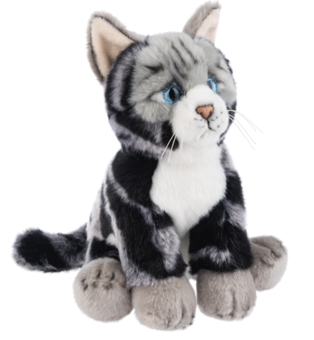 Ganz Heritage Collection American Short Hair Cat Plush Stuffed Animal Toy, 12"
