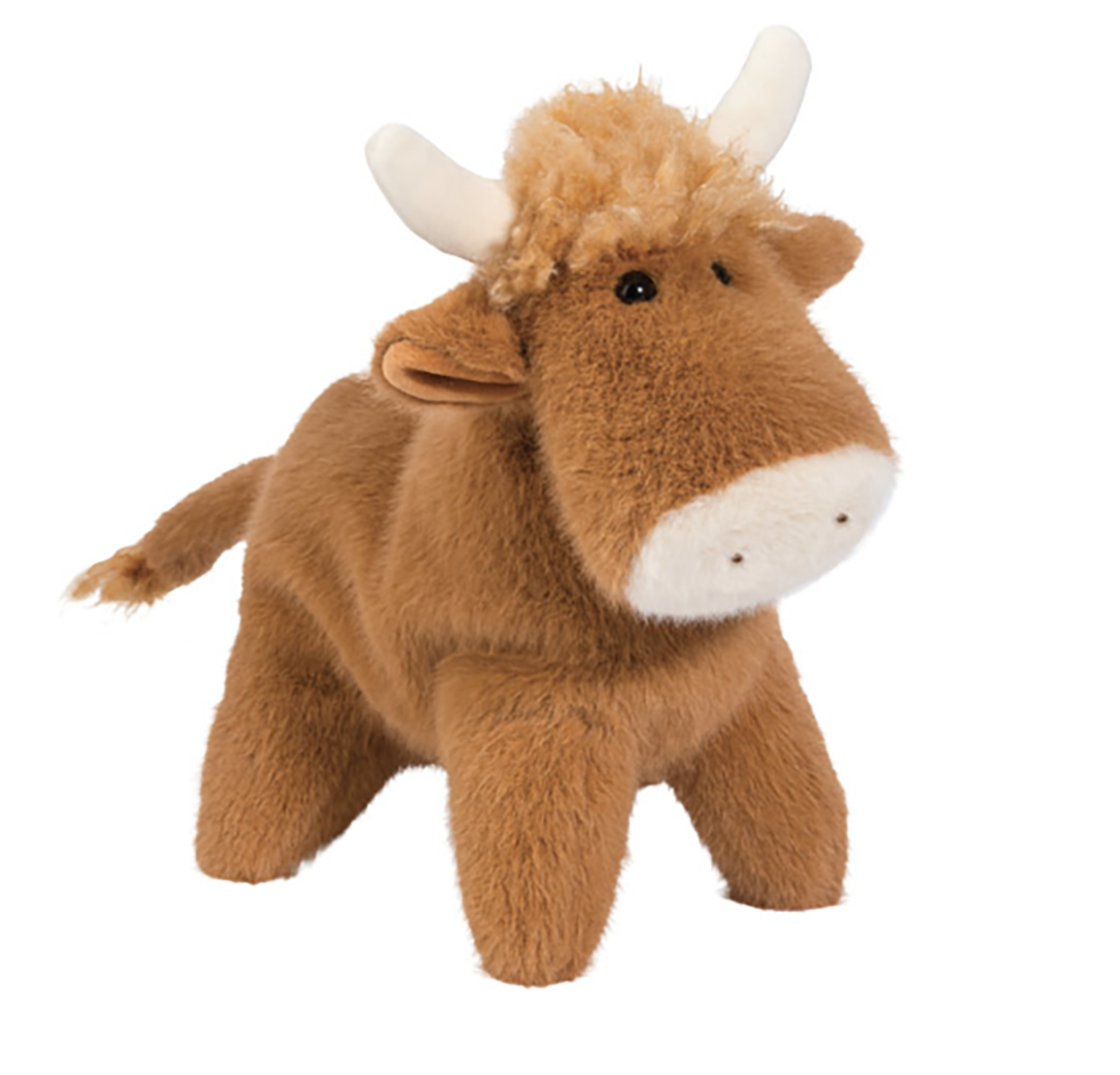Douglas Toys Hank Highland Cow Muzzle Plush Stuffed Animal Toy, 10" long (Large)