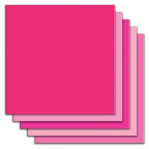 eeBoo Pink Flamingo Color Pink Felt Sheets, 5 sheets