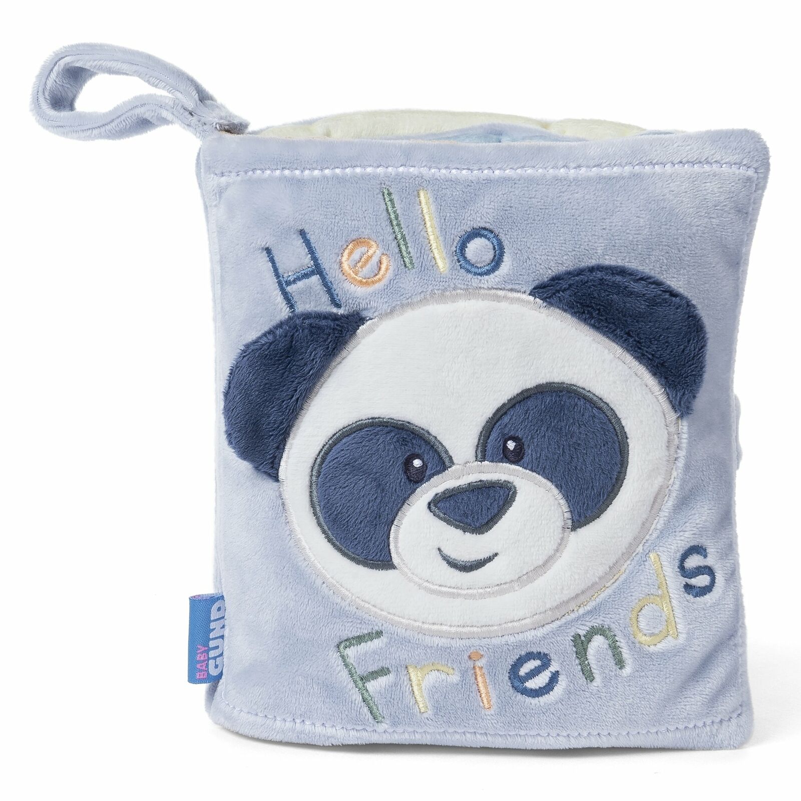 GUND Baby Toothpick Panda, Llama, Fox, & Mouse Soft Book, 8 Inches